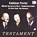 Mahler: Symphony No. 3; Kindertotenlieder/Boult - Classics Today